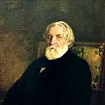 Ilya Repin – Portrait of Ivan Turgenev, 900 Classic russian paintings