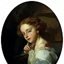 MAKAROV Ivan – Portrait of a Girl, 900 Classic russian paintings