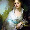 Borovikovsky Vladimir – Portrait of Maria Ivanovna Lopukhina, 900 Classic russian paintings