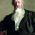 Ilya Repin – Portrait of Vladimir Stasov. 1883, 900 Classic russian paintings