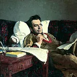 Ilya Repin – MI Glinka in the Composer Ruslan and Ludmila, 900 Classic russian paintings