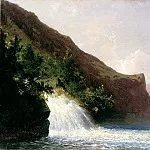 Meshchersky Arseny – Waterfall, 900 Classic russian paintings