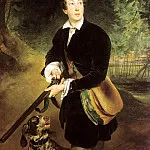 BRYULLOV Karl – Portrait of the poet and playwright Alexei Konstantinovich Tolstoy in his youth, 900 Classic russian paintings