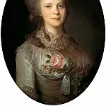 Rocot Fyodor – Portrait of Varvara Nikolaevna Surovtseva, 900 Classic russian paintings