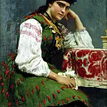 Ilya Repin – Portrait of Sophia, 900 Classic russian paintings