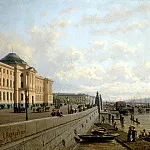 VERESHCHAGIN Peter – Neva Embankment, 900 Classic russian paintings