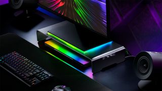 Razer monitor stand and chroma lighting