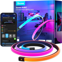 Govee RGBIC Gaming Lights, 10ft Neon Rope Lights