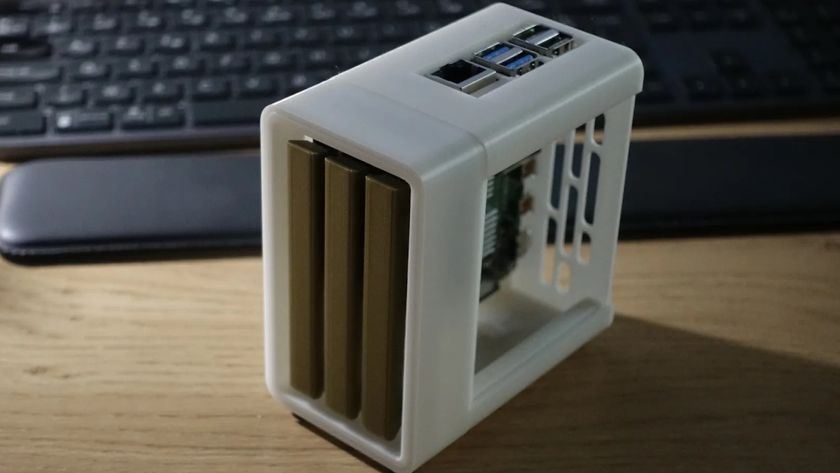 A 3D printed Raspberry Pi case inspired by the Fractal Design North