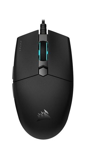 black corsair gaming mouse