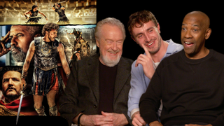 Ridley Scott, Paul Mescal and Denzel Washington discuss "Gladiator II" with CinemaBlend.