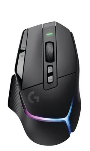 logitech gaming mouse with RGB lighting