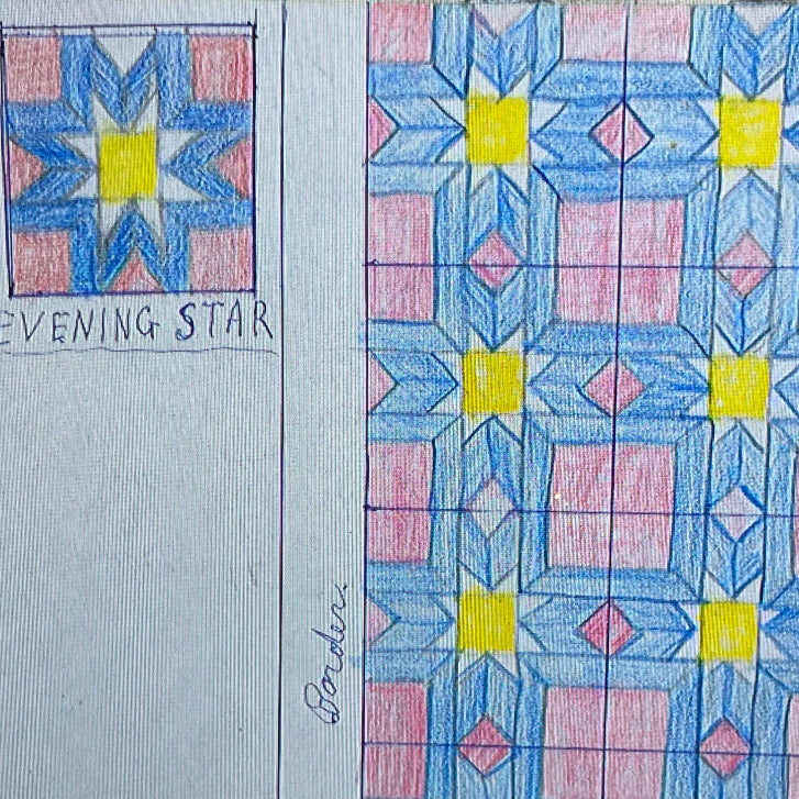 Notebook Quilt image, Bluish-sunny color