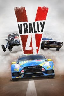 Box artwork for V-Rally 4.