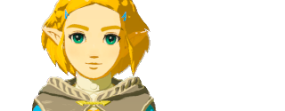 Princess Zelda sprite from Tears of the Kingdom