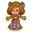 Nikki dressed as Princess Zelda