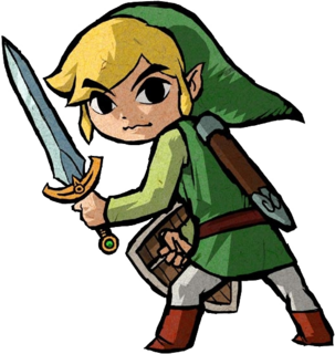 Link artwork from Four Swords