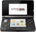 A black Nintendo 3DS