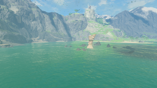 Kitano Bay screenshot from Tears of the Kingdom