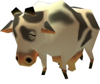 Cow model from Ocarina of Time