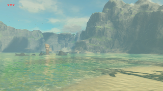 Kitano Bay screenshot from Breath of the Wild