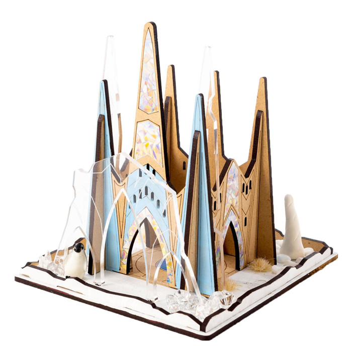 Ice Castle Model Building Kit by Stix Brix