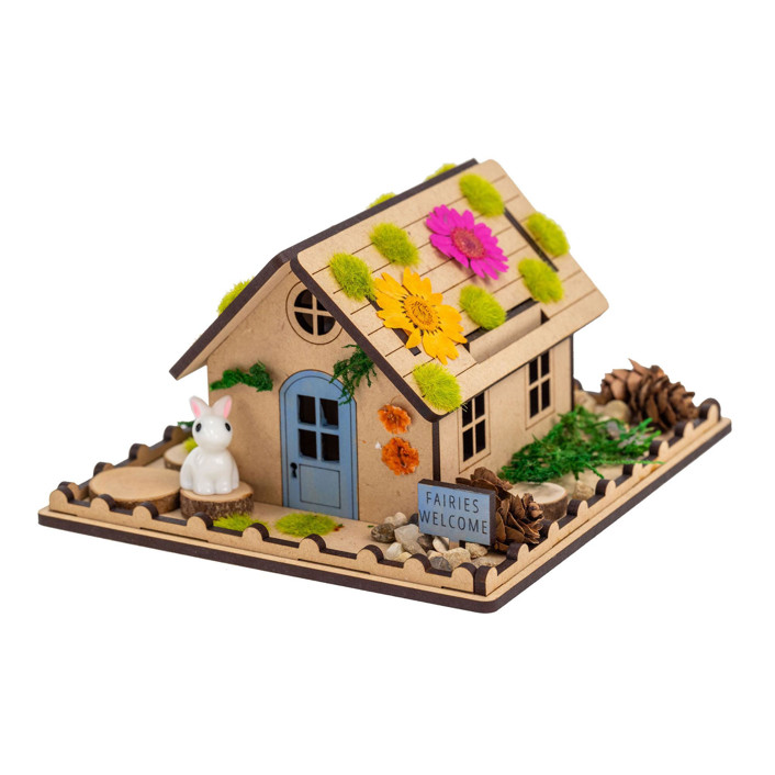 Fairy House + Garden Model Building Kit by Stix Brix