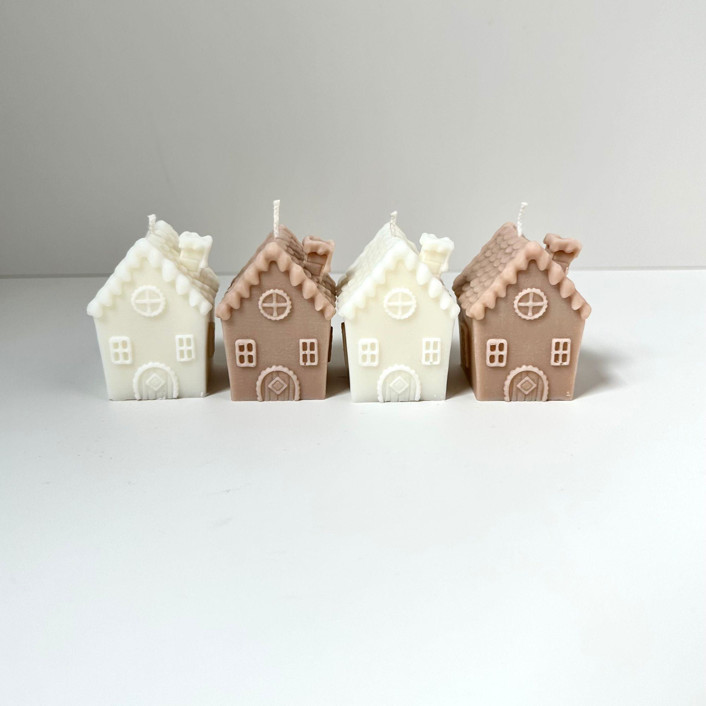 Miniature Gingerbread Village by Over By The Moon