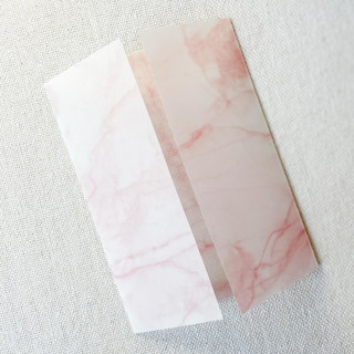 Blush Marble Vellum Jacket | Set of 10 Invitation Jackets & Overlays