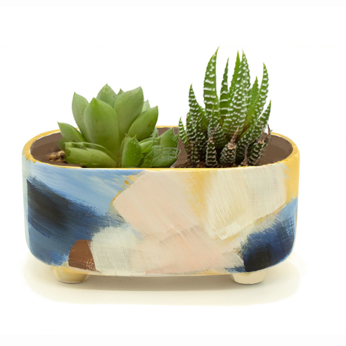 Modern Pale Planter by AlisonJerry