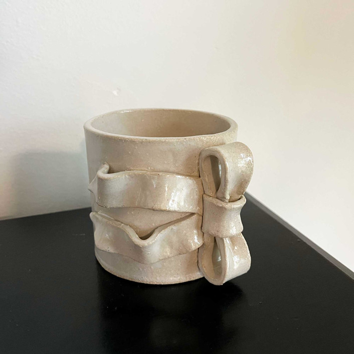 Ribbon Bow Mug by Sidney Field