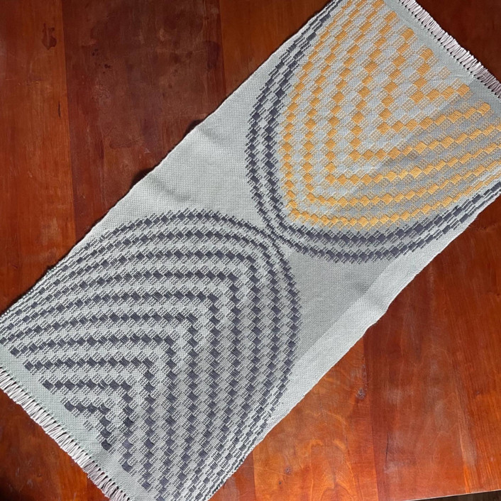 Ocean Supernova Table Runner by Kate Koconis