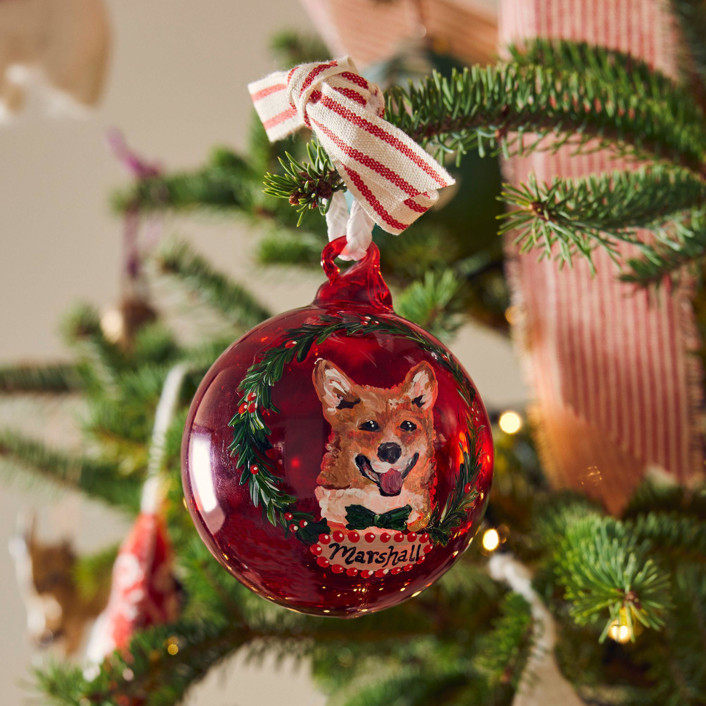 Custom Hand-Painted Pet Ornament by Ashley Myers