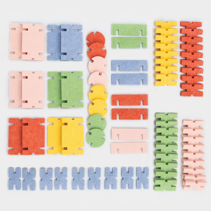 Interlocking Blocks - Classic Set by Lowercase Toys