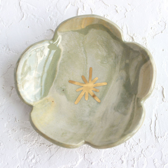 Marbled Flower Ring Dish by Quiet Clementine