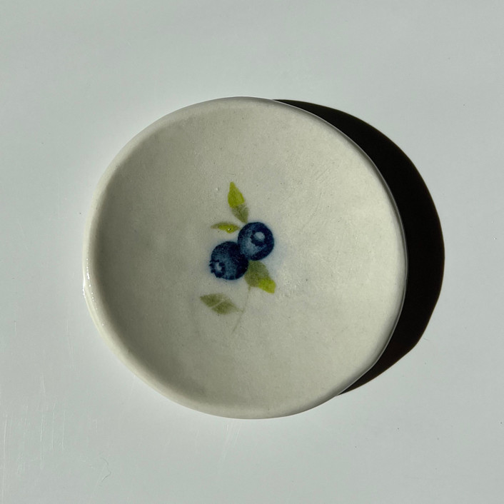 Blueberry Ring Dish by Made with Mudd