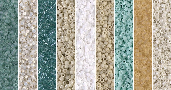 Seashore Monday - Exclusive Mix of Miyuki Delica Seed Beads