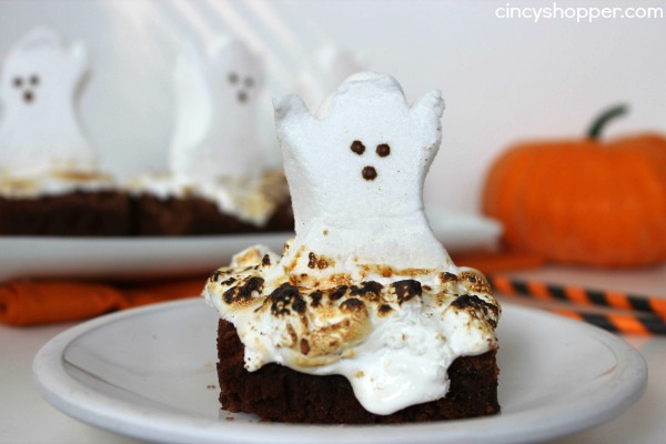 PEEPS Ghost Brownies Recipe 4