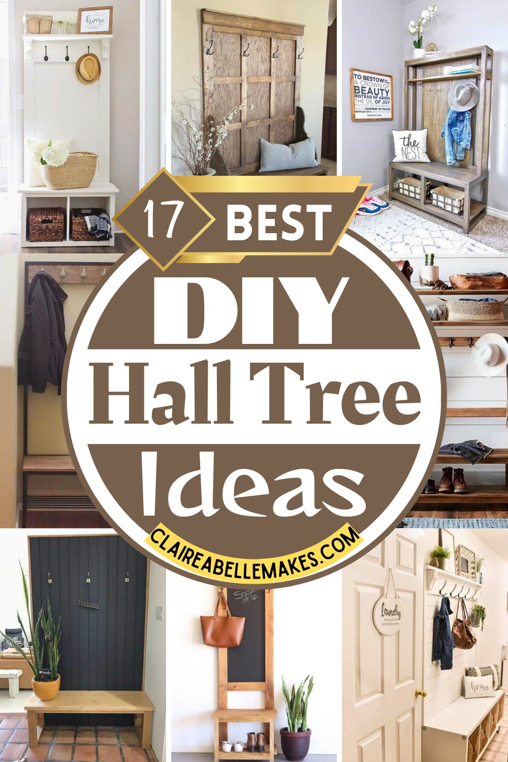 DIY Hall Tree Ideas