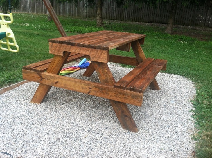 Kids Table from Pallet Wood