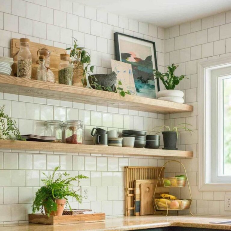 DIY Kitchen Shelves Ideas