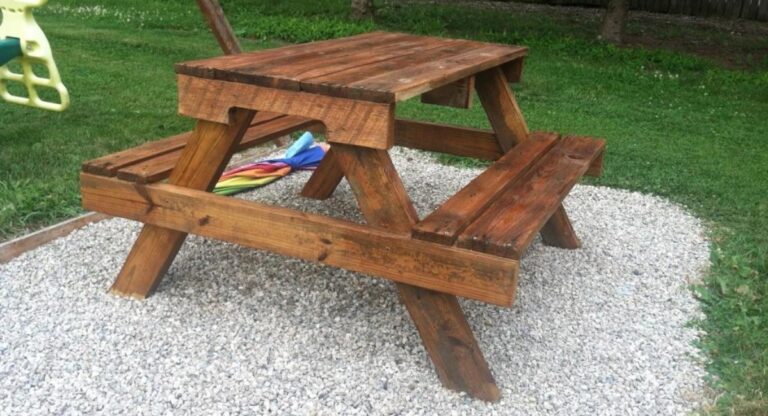 11 DIY Picnic Table Plans For Backyard Fun