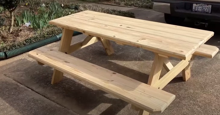 How To Build A 6ft Picnic Table