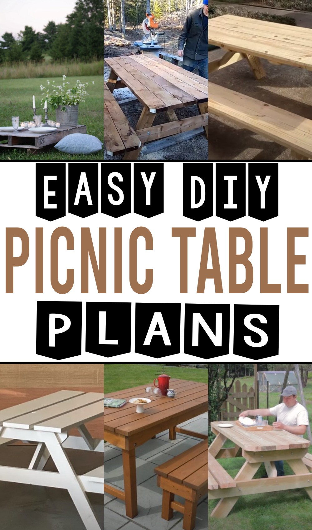 DIY Picnic Table Plans 2