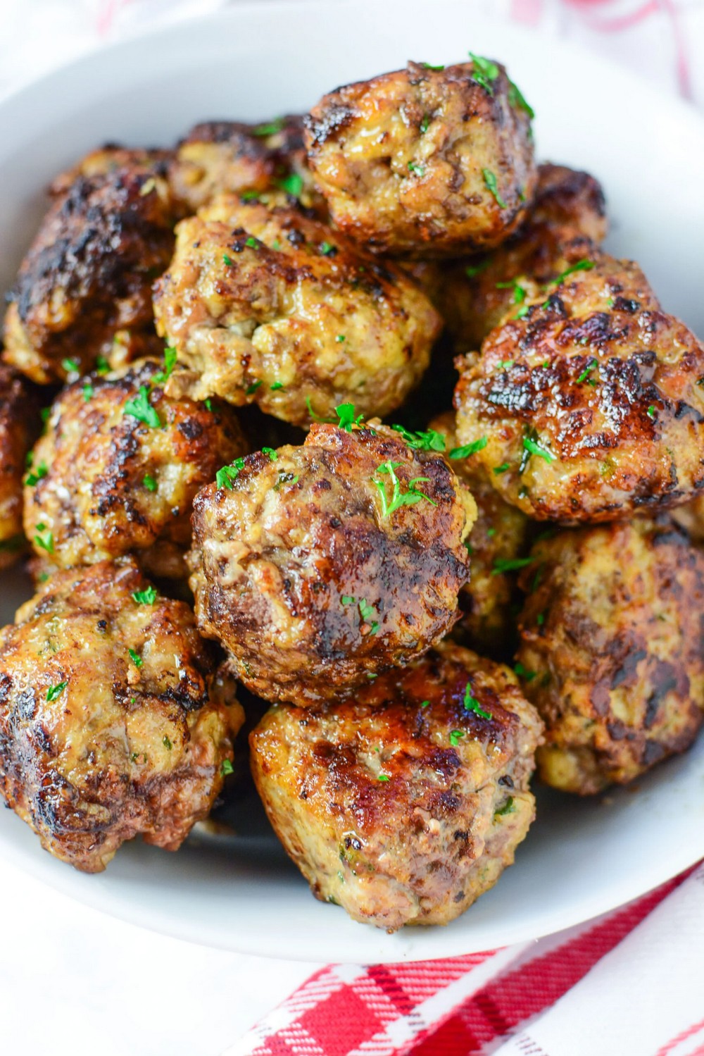 Homemade Baked Italian Meatballs