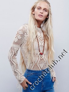 Пуловер крючком от Free People