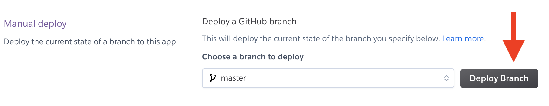 Heroku deploy