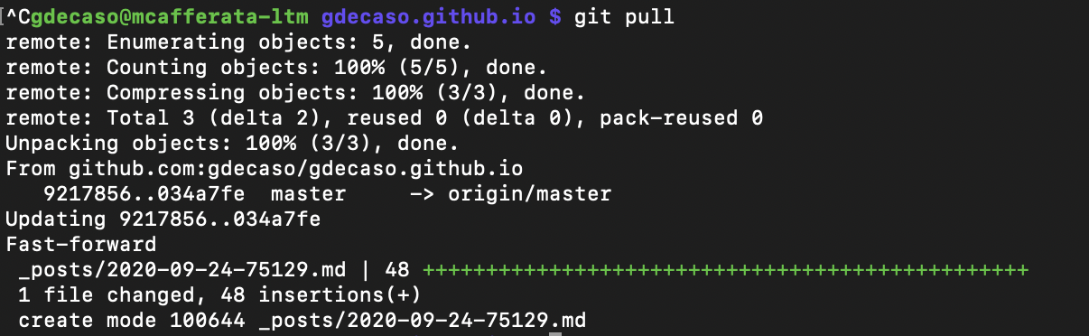 Git pull