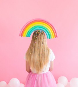 Rainbow Balloon Hats | Oh Happy Day!