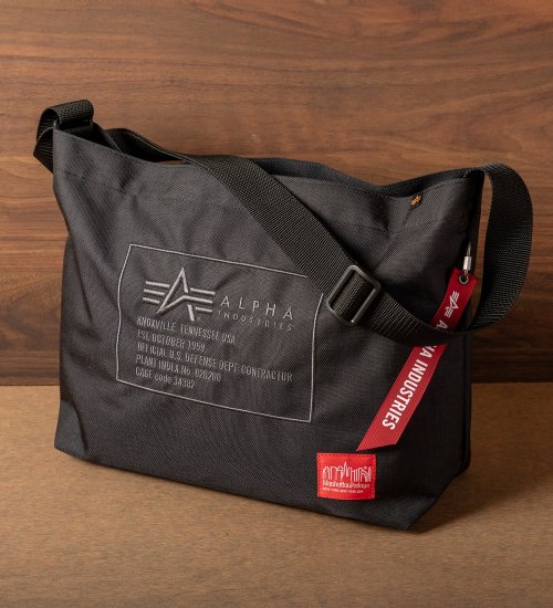 【ALPHA x MANHATTAN PORTAGE】クリアビューショルダーバッグ